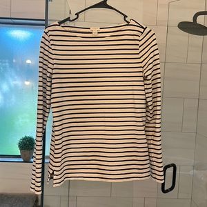 JCrew long sleeved striped shirt